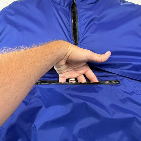 Vintage Old Navy Reversible Blue to Black 1/4 Zip Ski Snow Jacket Size Large - Picture 8 of 13